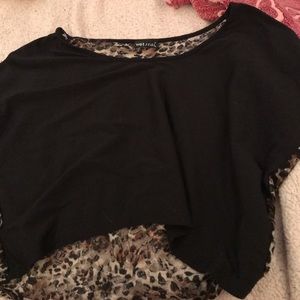 Wet seal crop top